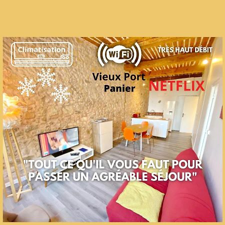 Vieux Port Proximite Panier Clim Central Cachet Marseilles Exterior foto