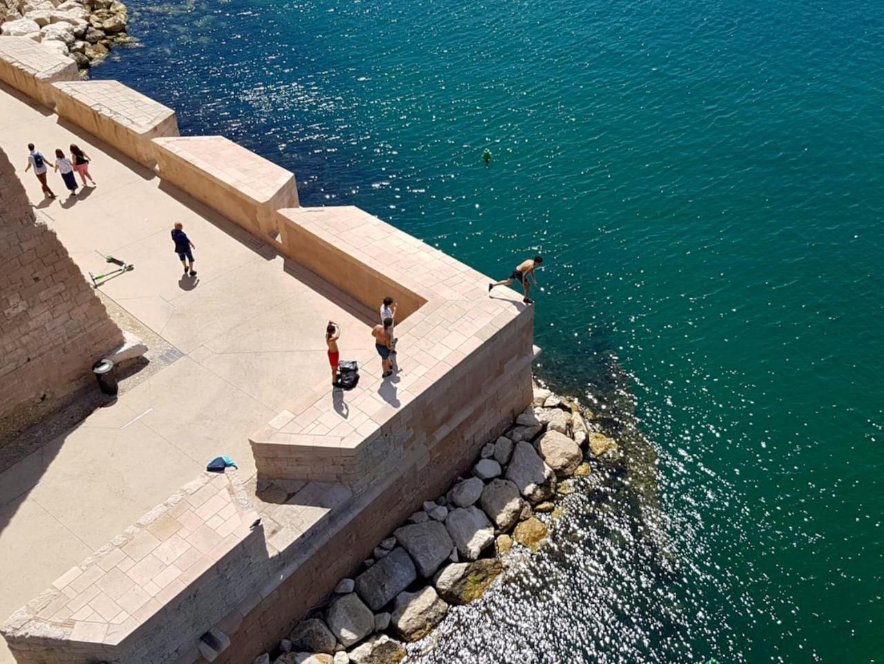 Vieux Port Proximite Panier Clim Central Cachet Marseilles Exterior foto