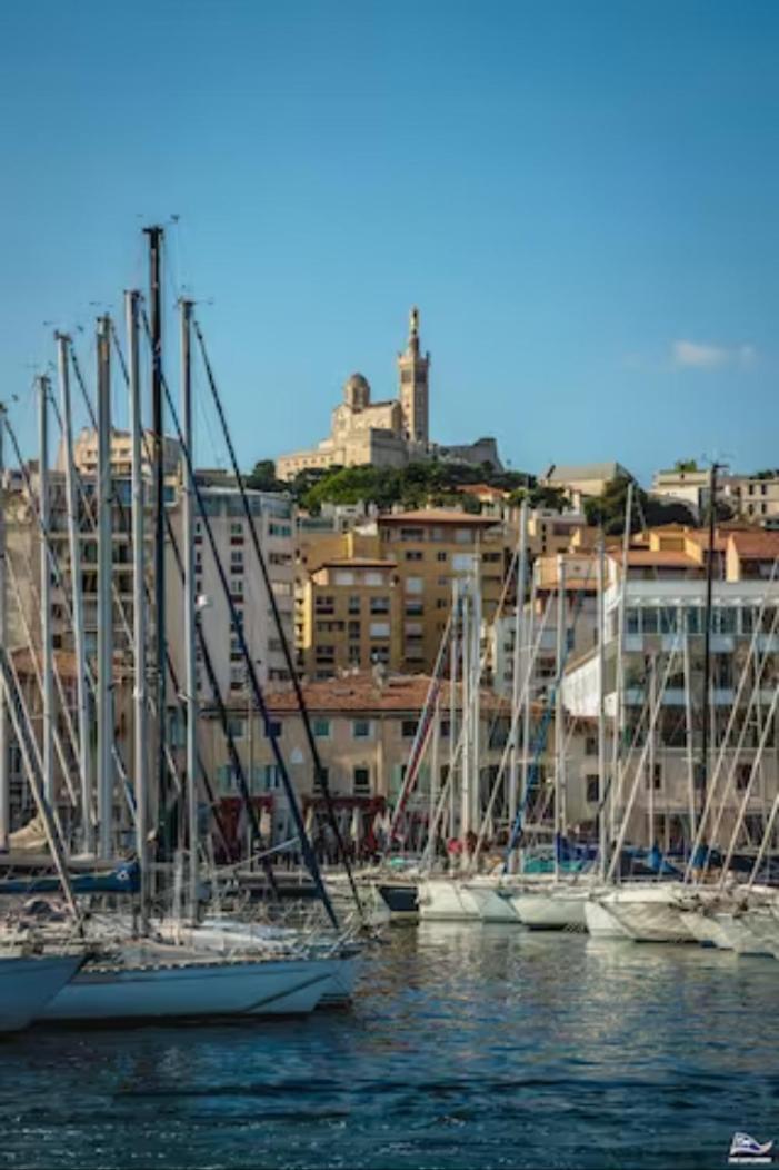 Vieux Port Proximite Panier Clim Central Cachet Marseilles Exterior foto